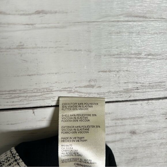 Keep It Brief Menswear Micro Shorts in Black And White Combo Sz 8 - Picture 8 of 8